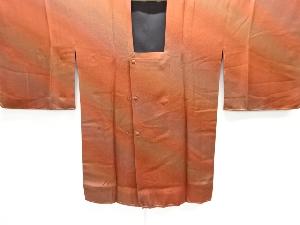 未使用品　暈し柄ロングリバーシブル道行コート